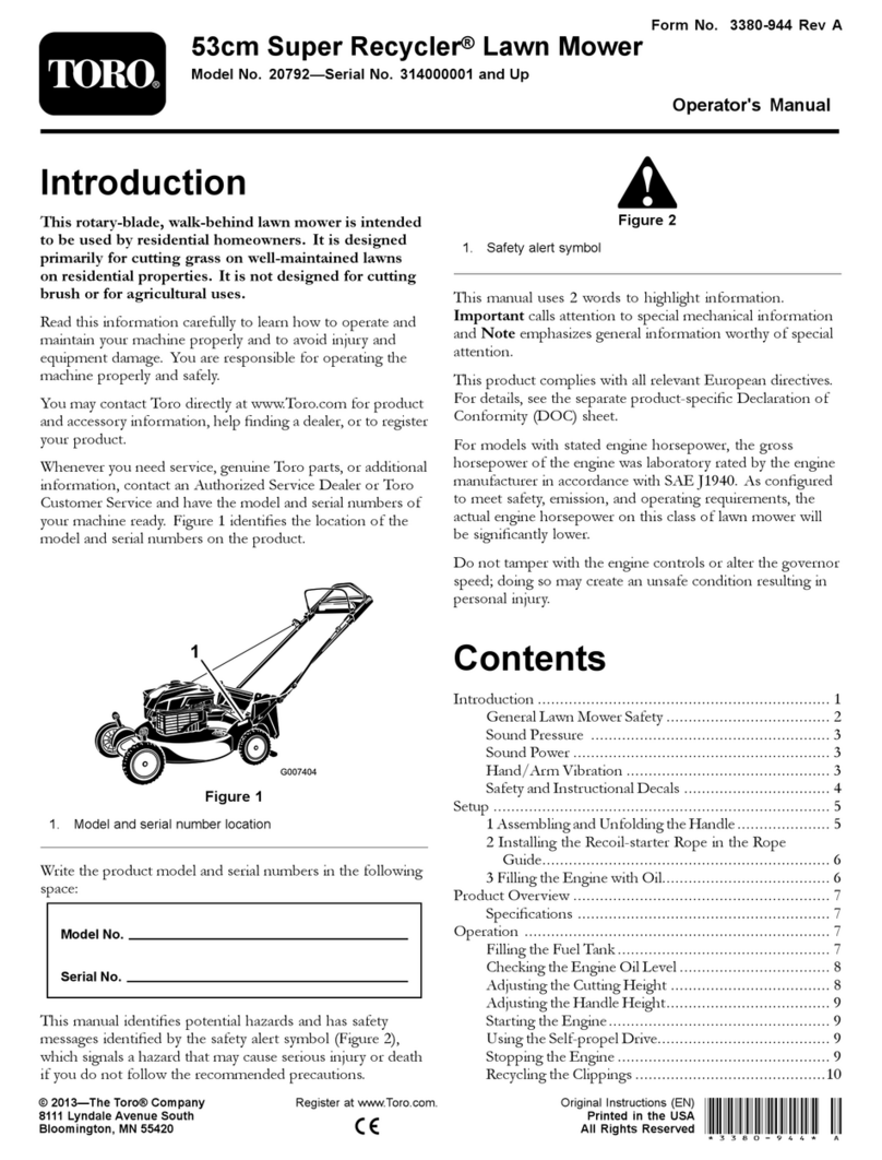 Toro Super Recycler 20792 User manual