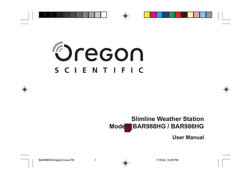 Oregon Scientific BAR988HG user manual
