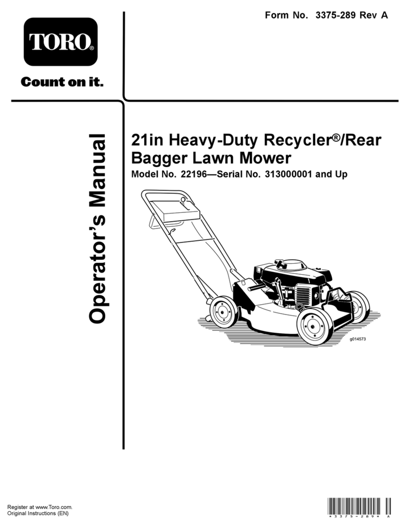 Toro 22196 Operator's manual