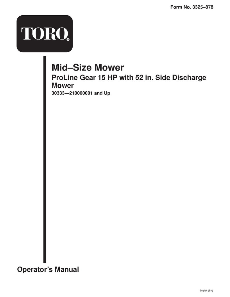 Toro ProLine 30333 User manual