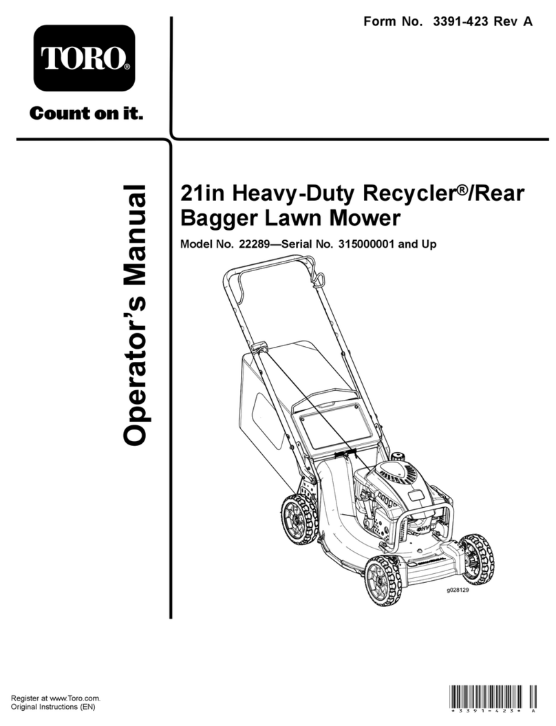 Toro 22289 Operator's manual