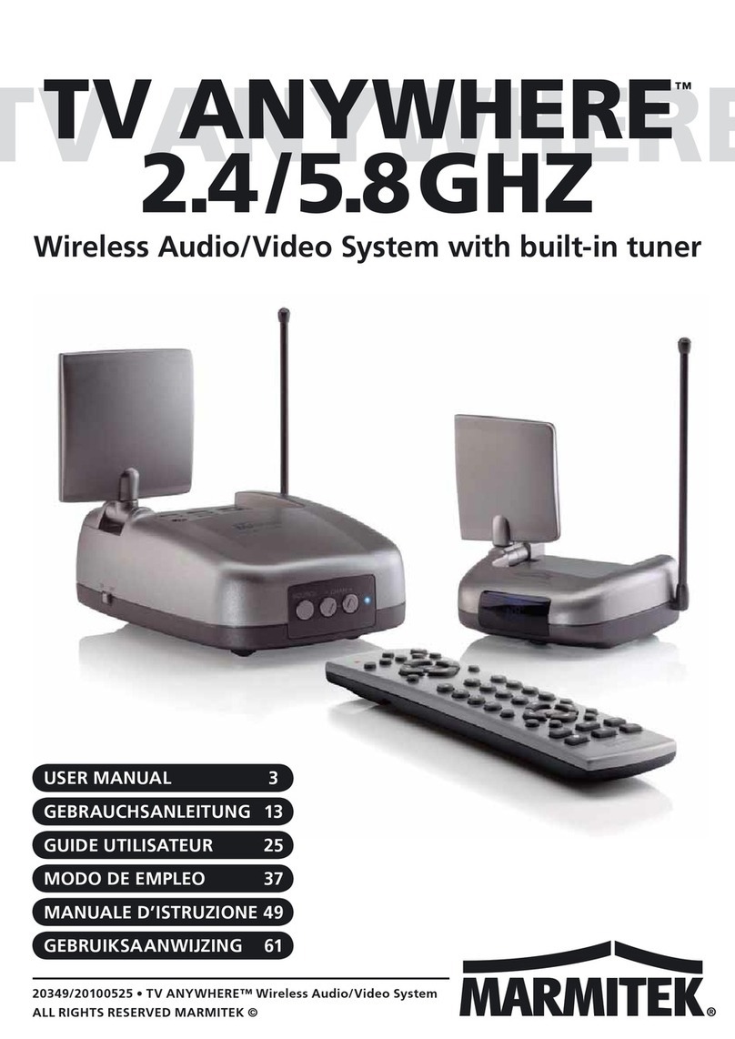 Marmitek TV Anywhere 5.8GHz user manual