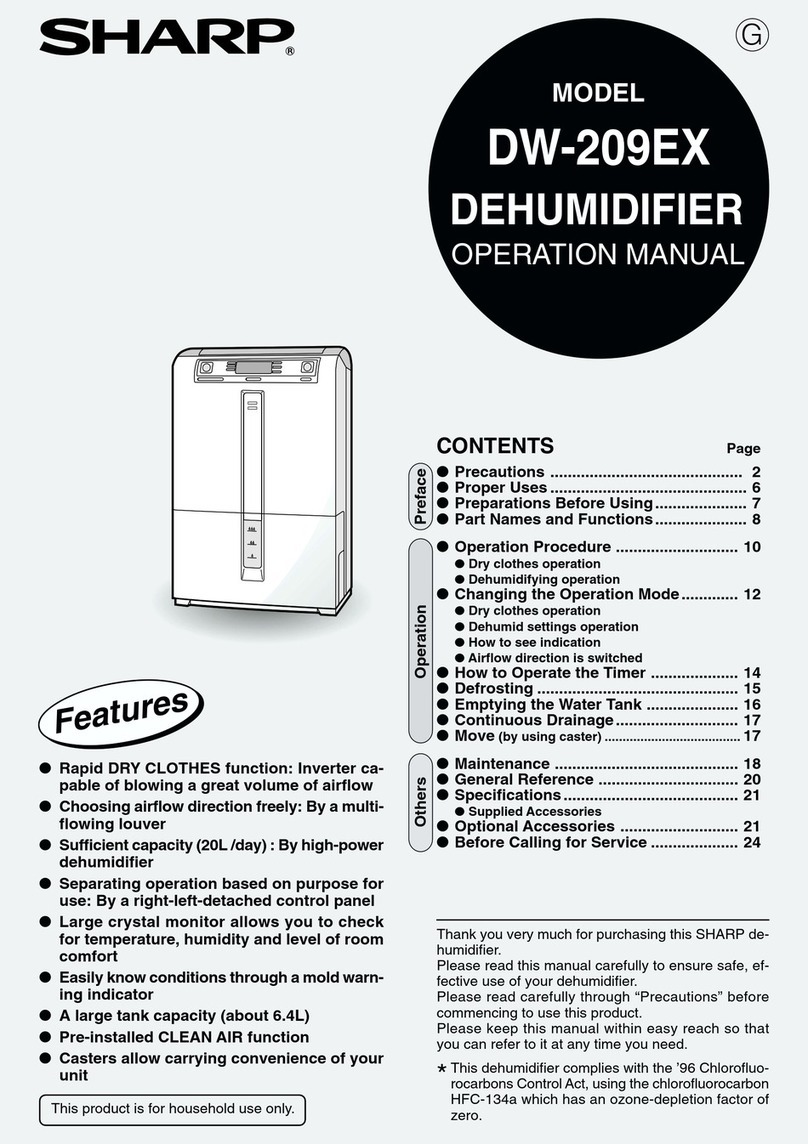 Sharp DW-209EX User manual Sharp DW-209EX User manual