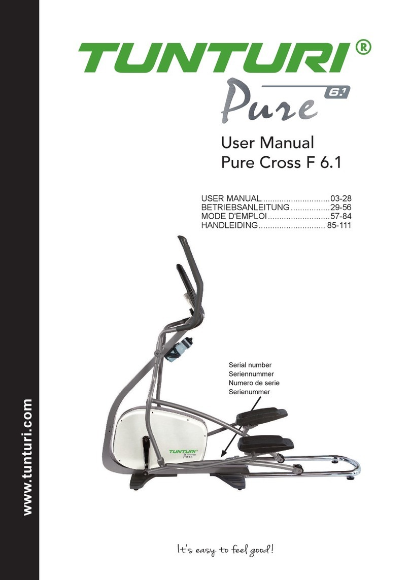 Tunturi Pure Cross F 6.1 User manual