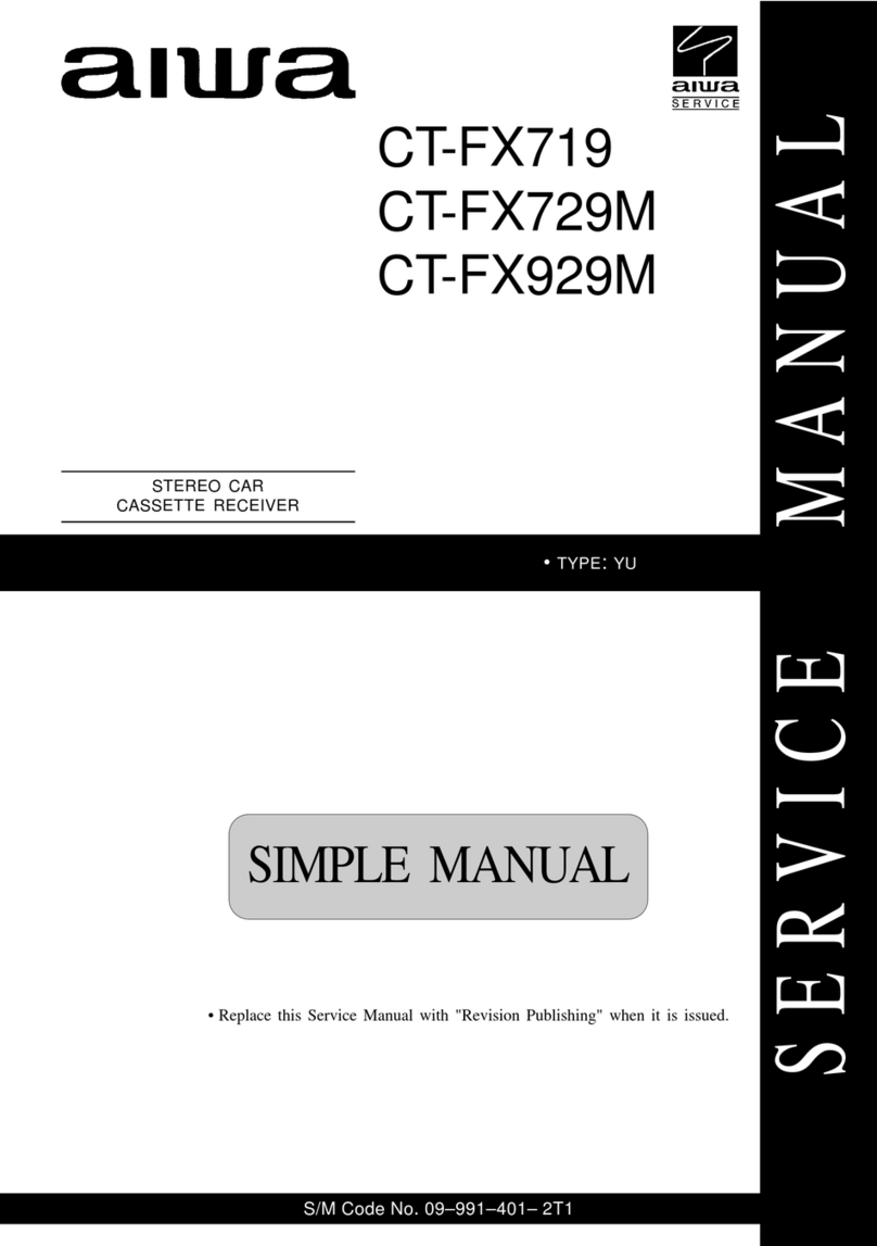 Aiwa CT-FX719 User manual