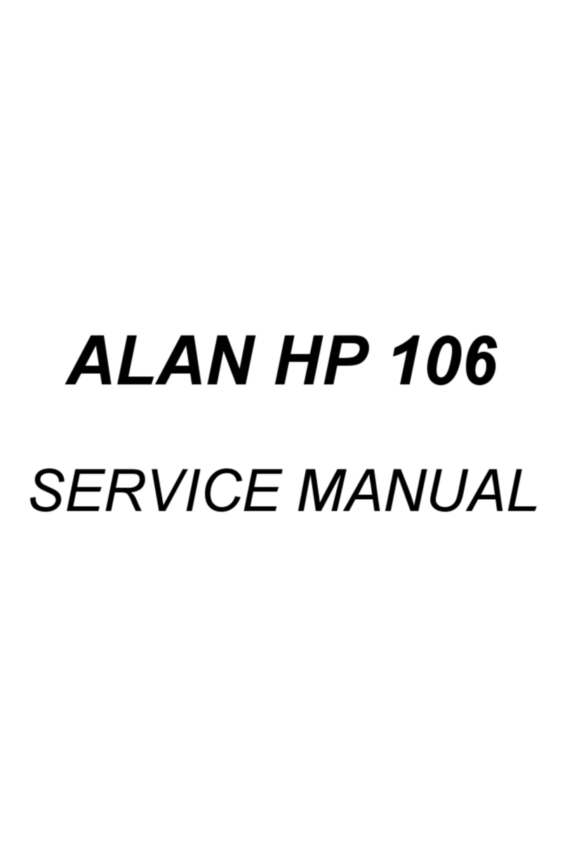 Alan HP106 Service manual