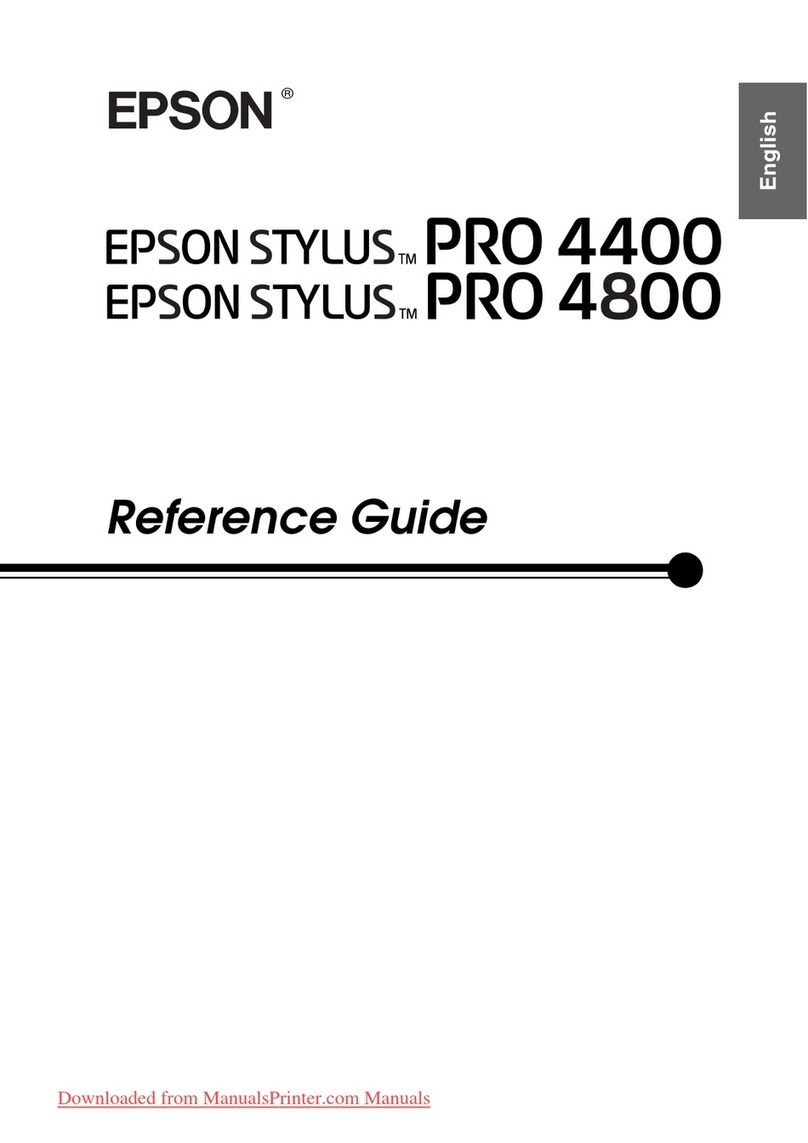 Epson Stylus Pro 4400 User manual