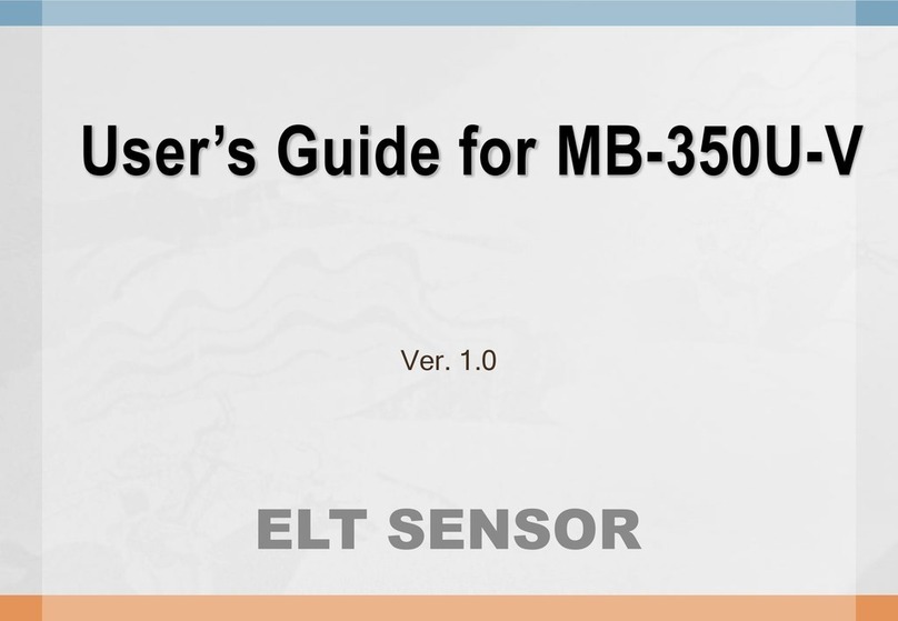 ELT Sensor MB-350U-V user guide
