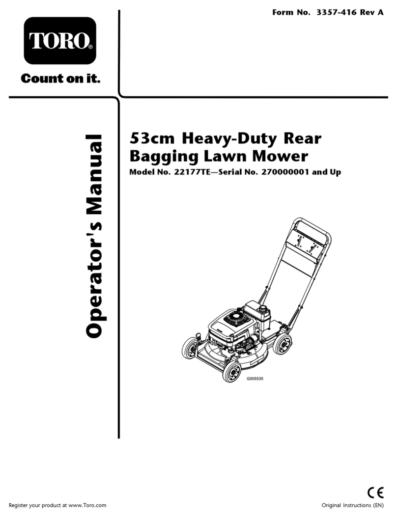 Toro 22177TE Operator's manual