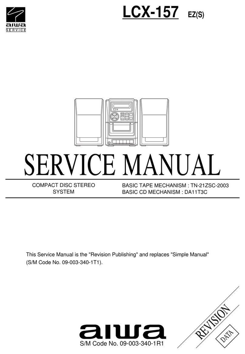 Aiwa LCX-157 User manual