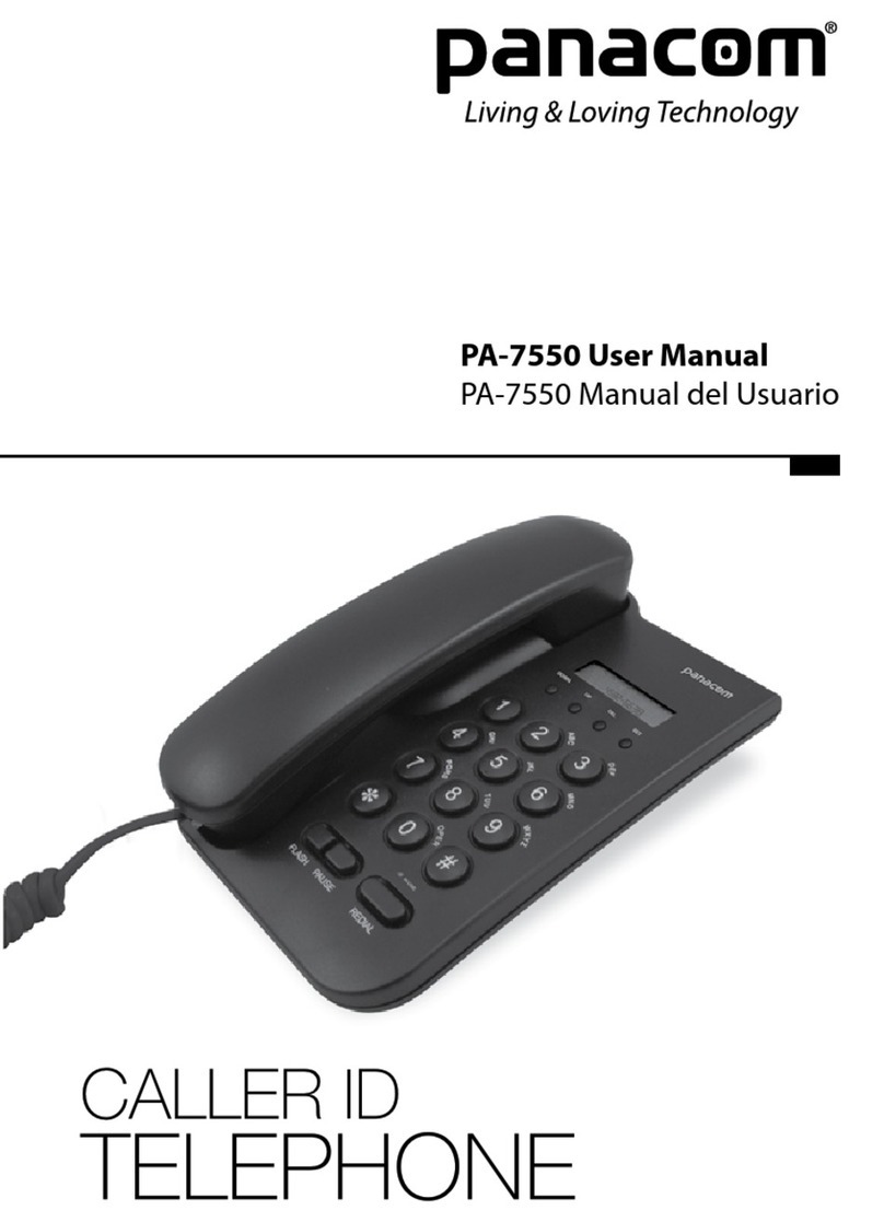 Panacom PA-7550 User manual
