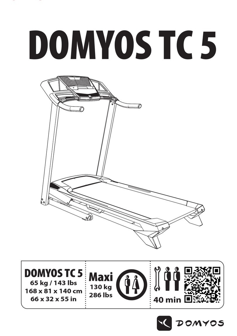 Domyos TC 5 User manual Domyos TC 5 User manual