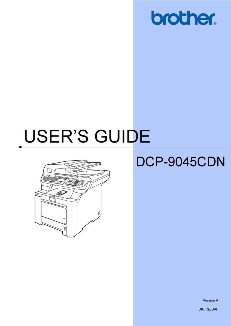 Brother DCP-9045CDN User manual Brother DCP-9045CDN User manual