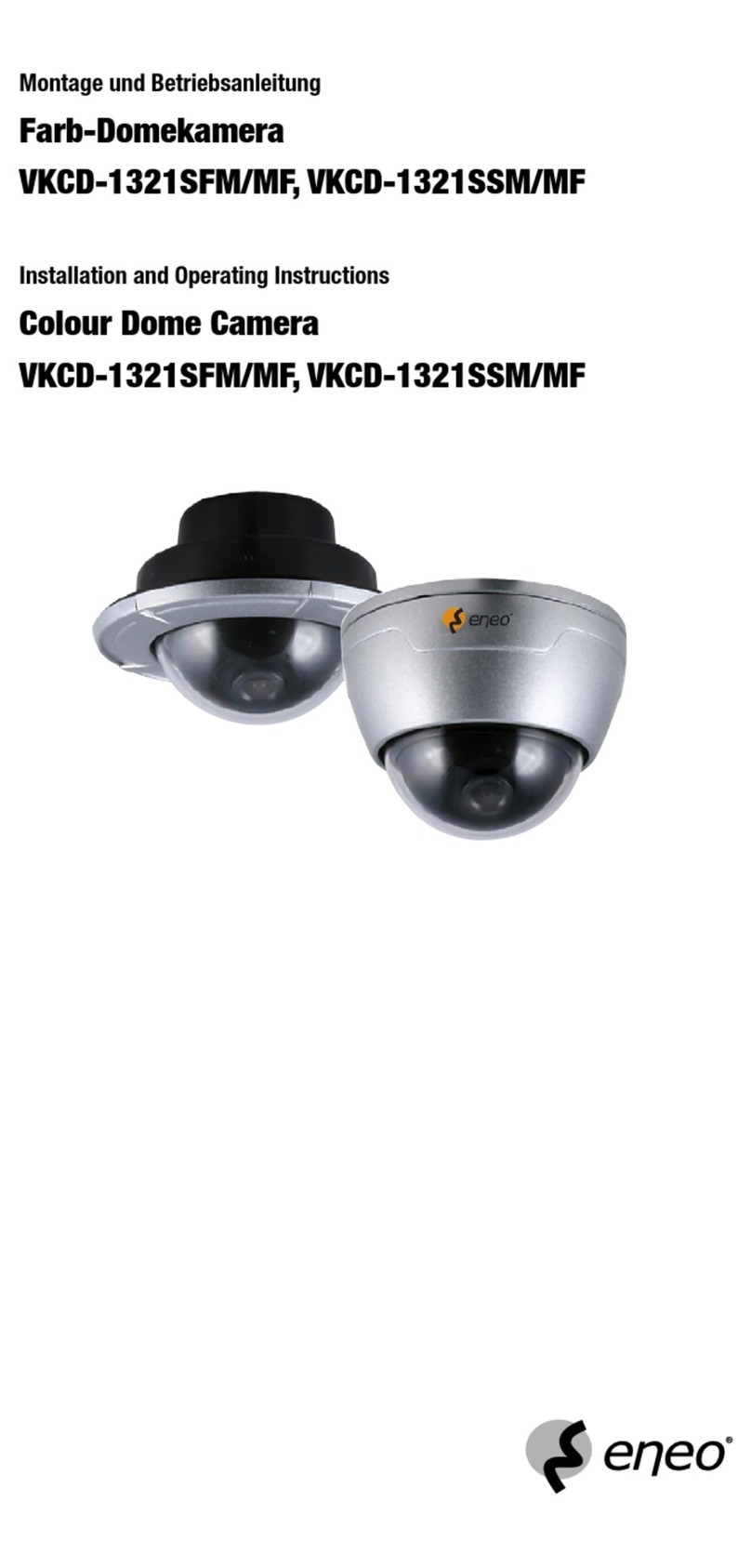 Eneo VKCD-1321SFM/MF User manual Eneo VKCD-1321SFM/MF User manual