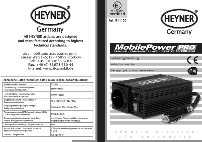 Heyner MobilePower PRO instruction manual