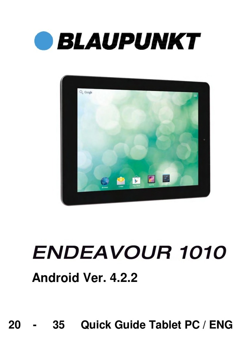 Blaupunkt ENDEAVOUR 1010 User manual
