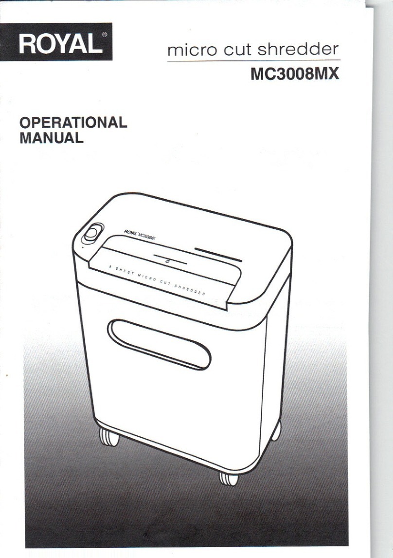 Royal MC3008MX User manual