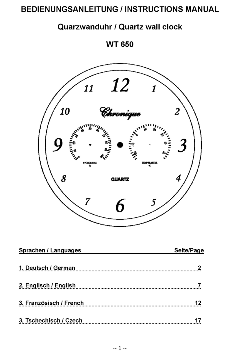 Quartz WT 650 instruction manual