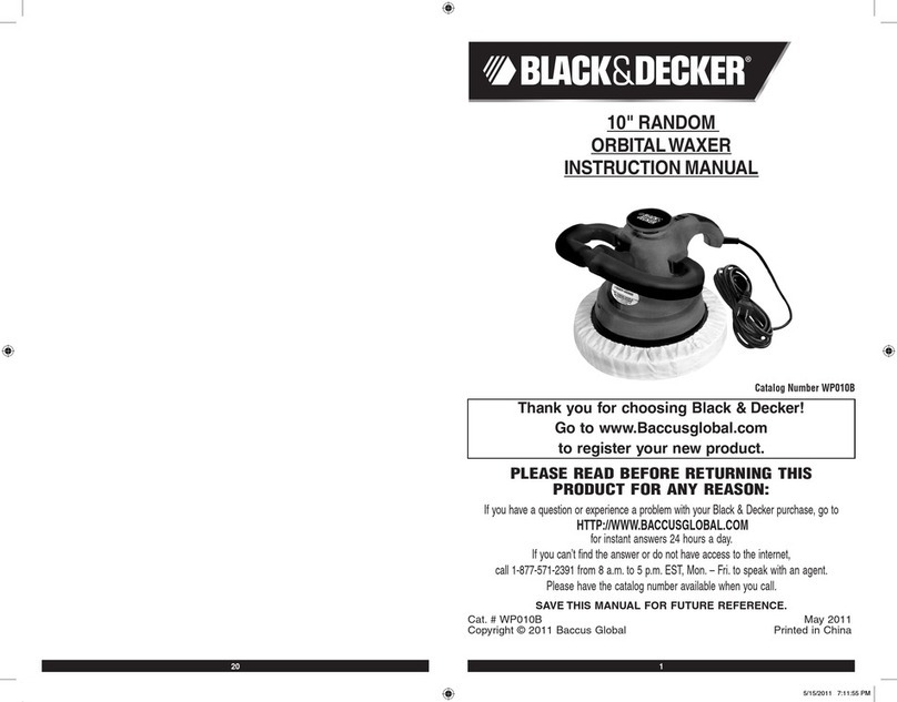 Black & Decker WP010B User manual