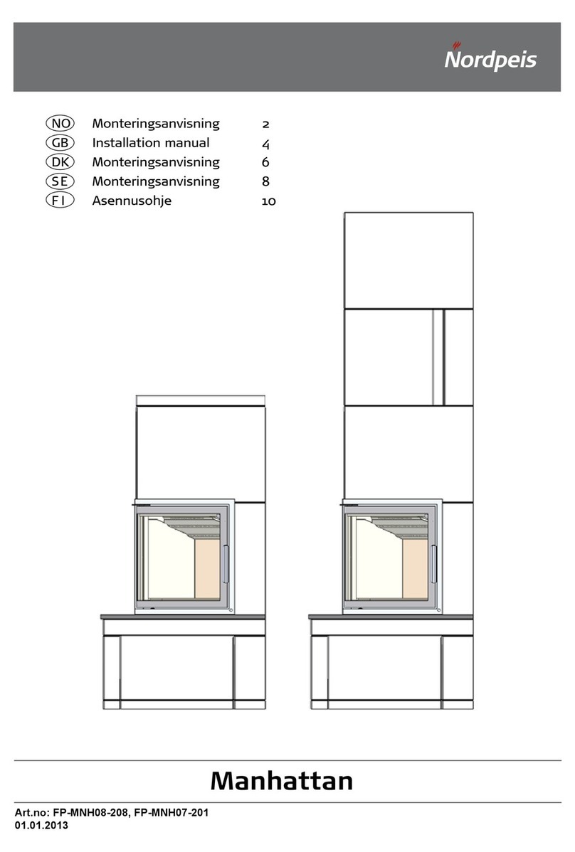 Nordpeis Manhattan installation manual