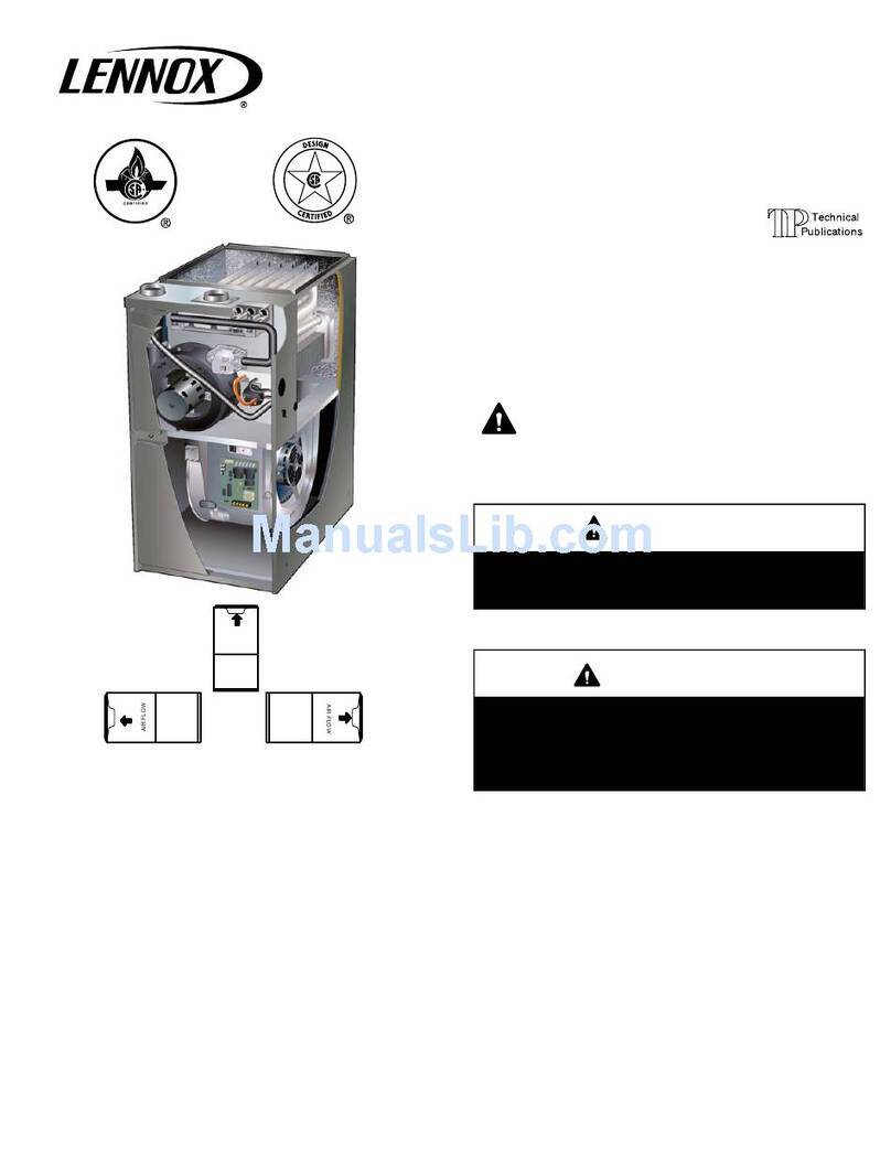 Lennox Merit ML193UH User manual