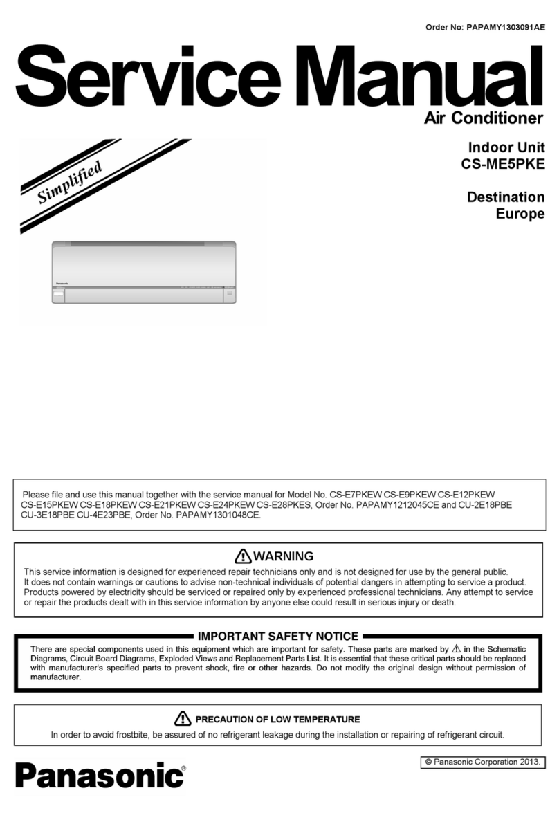 Panasonic CS-ME5PKE Service manual
