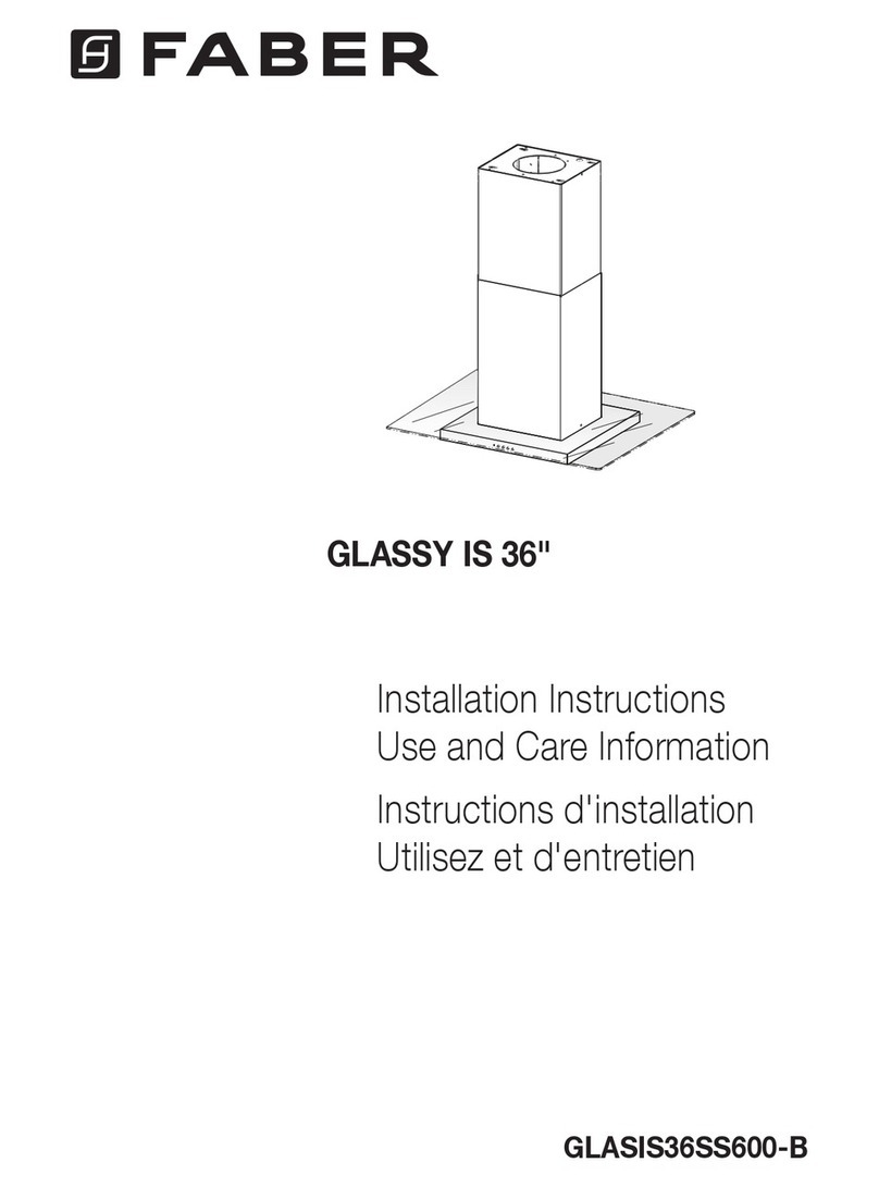 Faber GLASIS36SS600-B installation instructions