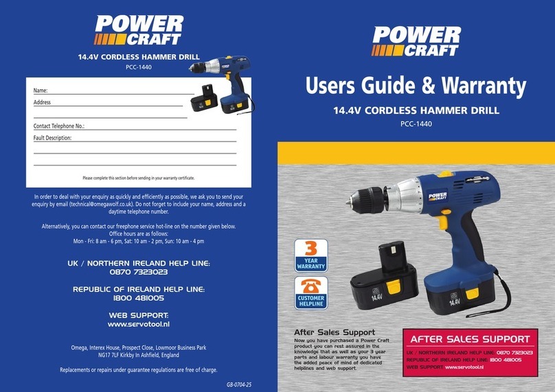 Powercraft PCC-1440 user guide
