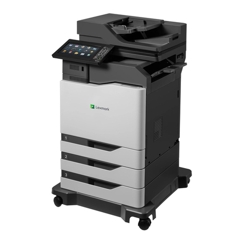 Lexmark XC8100 Series User manual