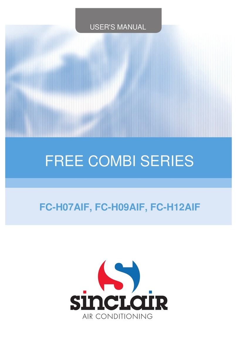 Sinclair FREE COMBI SERIES User manual