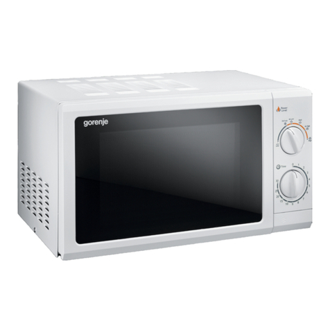 Gorenje MO 20 MGW instruction manual