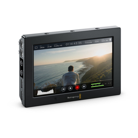 Blackmagicdesign Blackmagic Video assist User manual