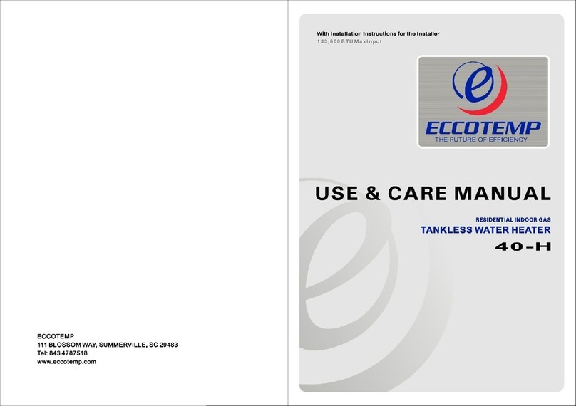 Eccotemp 40-H Use & care manual