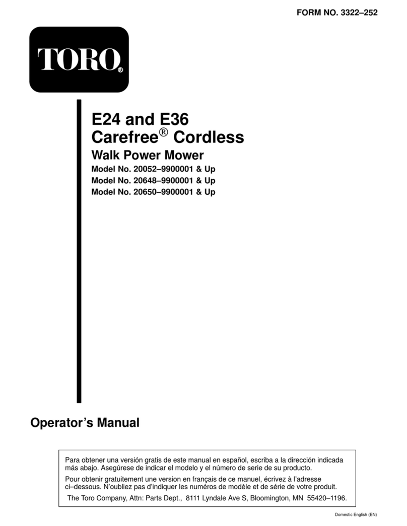 Toro 20052 User manual
