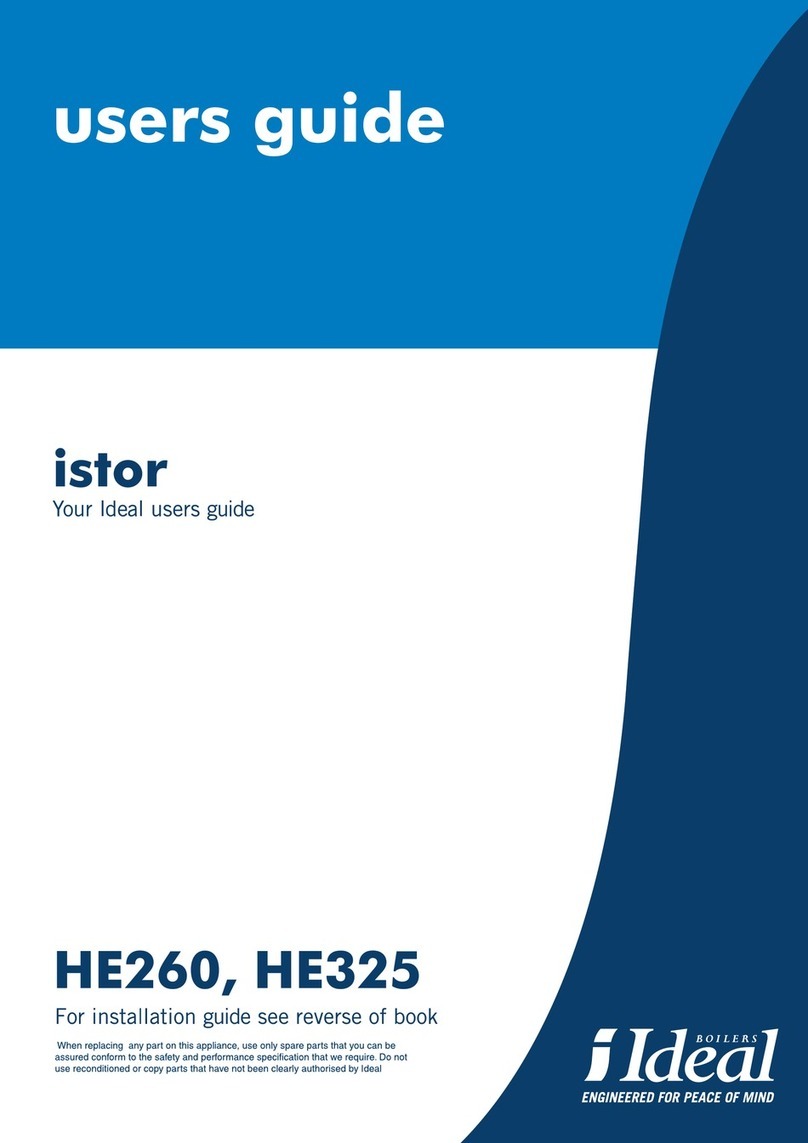 Ideal Boilers istor HE260 user guide Ideal Boilers istor HE260 user guide