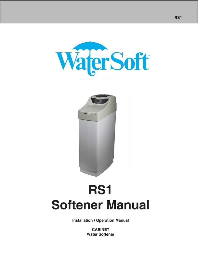 WaterSoft rs1 Installation and operation manual
