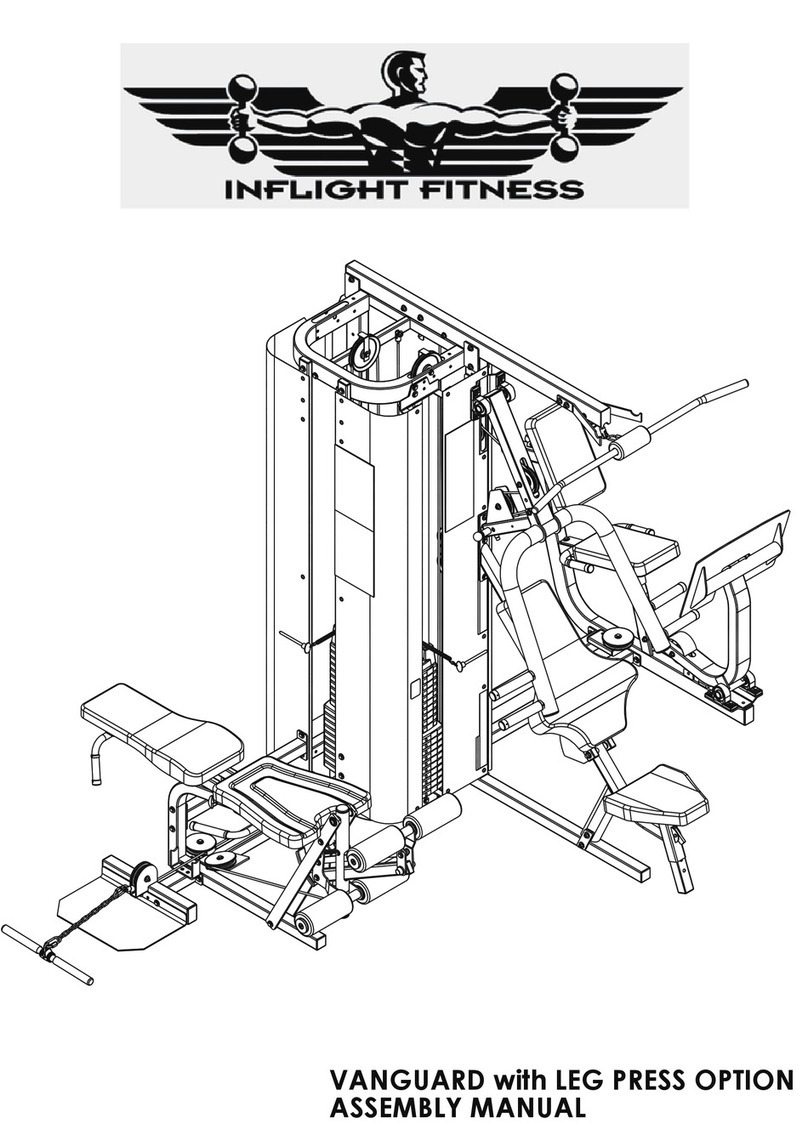 Inflight Fitness VANGUARD Assembly manual