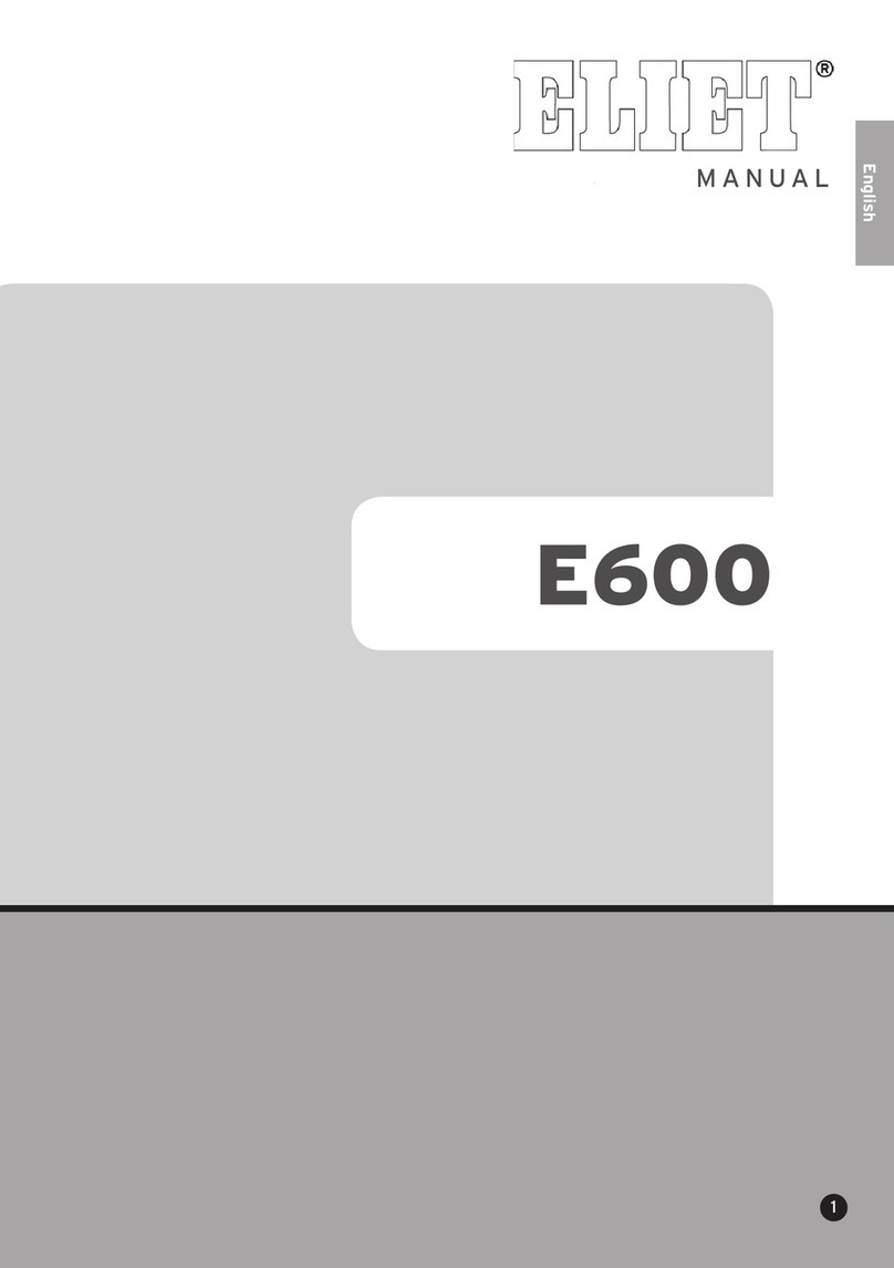 Eliet E600 manual