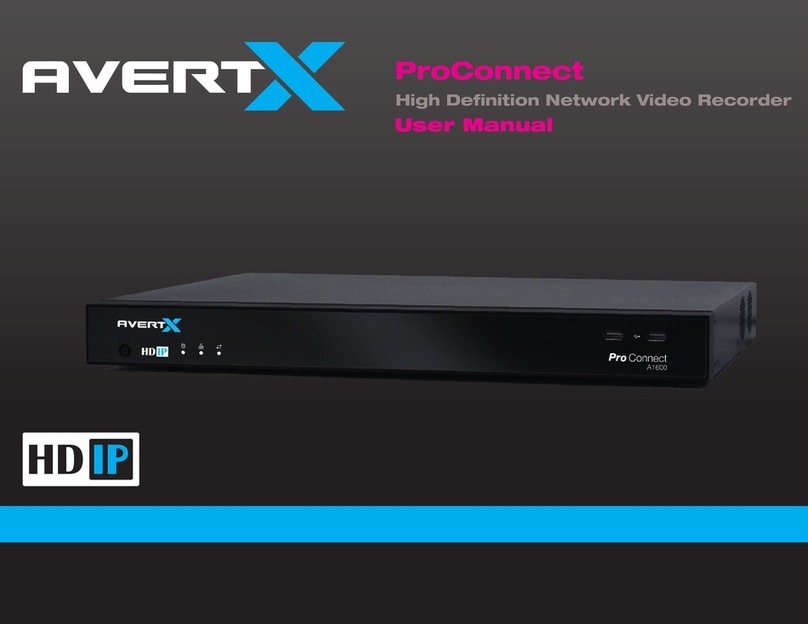 avertX ProConnect User manual