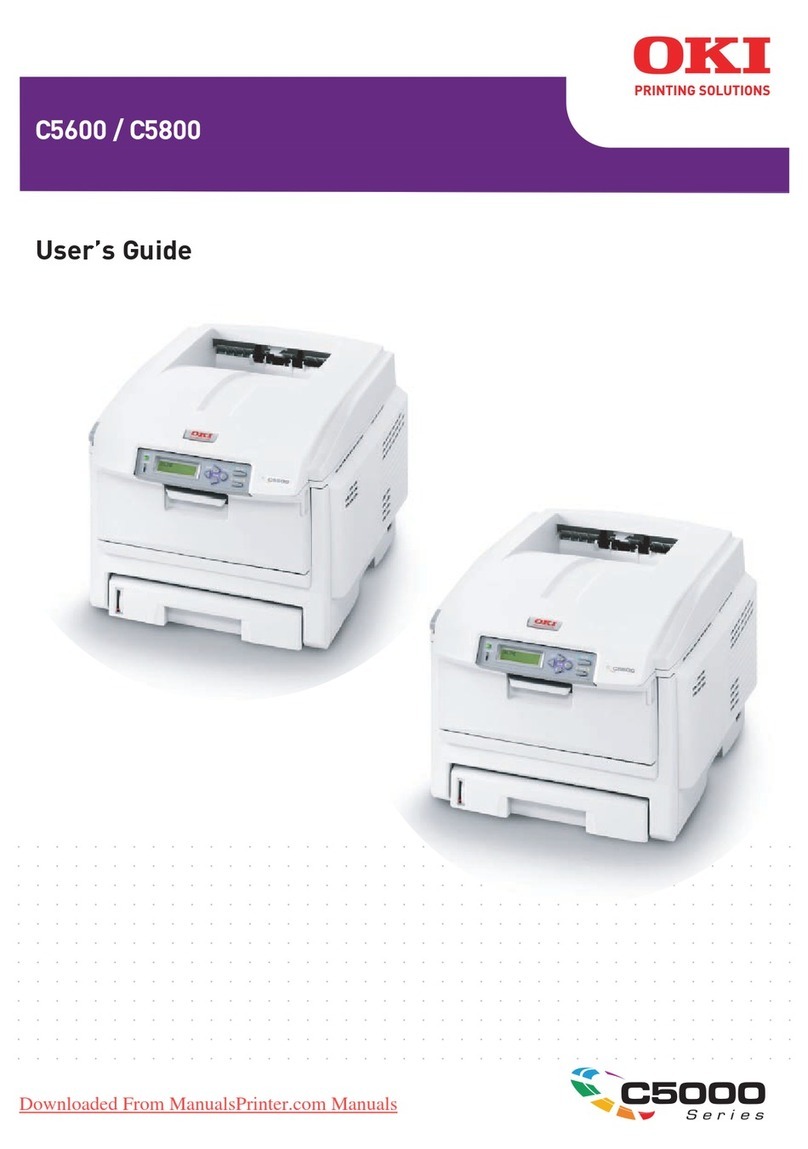 Oki C5600 User manual