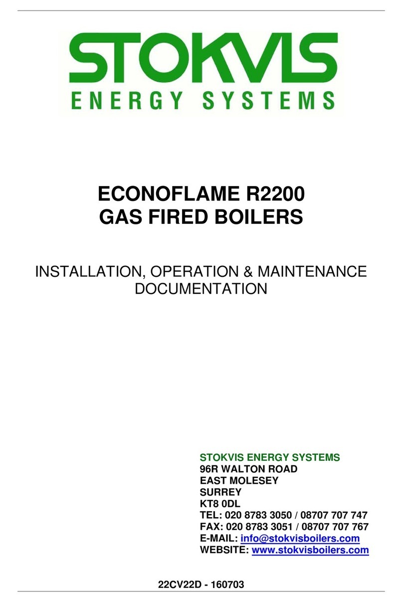 STOKVIS ENERGY SYSTEMS ECONOFLAME R2200 Installation, operation & maintenance documentation