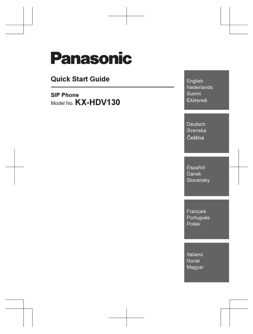 Panasonic T-Mobile KX-HDV130 User manual Panasonic T-Mobile KX-HDV130 User manual