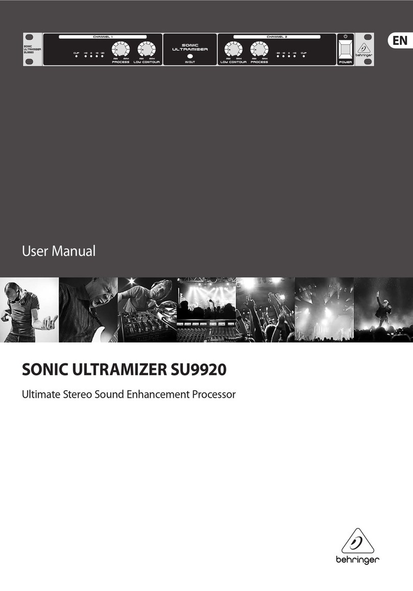 Sonic ULTRAMIZER SU9920 User manual