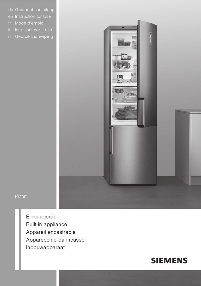 Siemens KI39F series Instructions for use