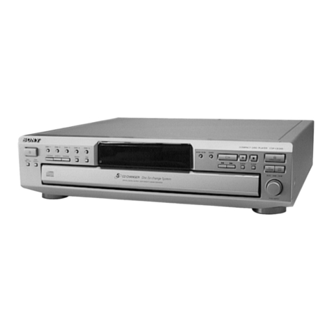 Sony CDP-CE245 - Compact Disc Player User manual