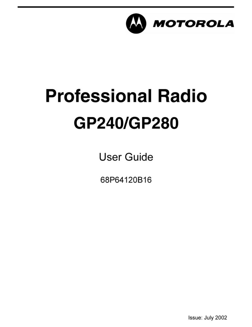 Motorola GP240 User manual
