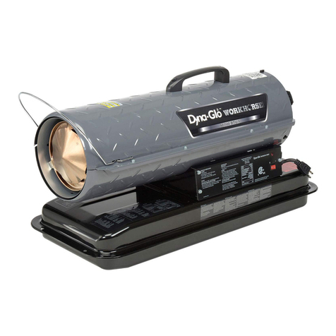 Dyna-Glo KFA50WH User's manual and operating instructions