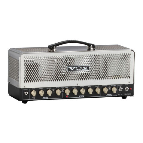 Vox Night Train 50 User manual