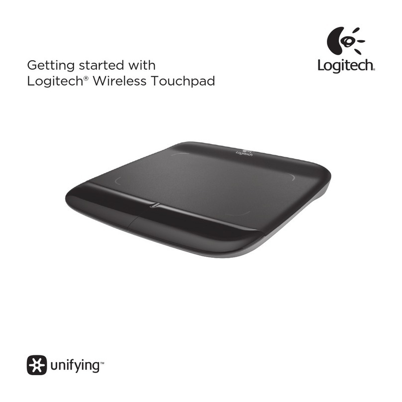 Logitech Wireless Touchpad User manual