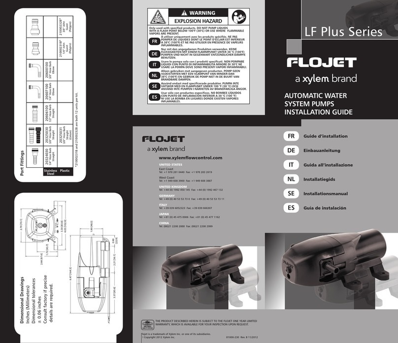 FLOJET LF Plus Series installation guide